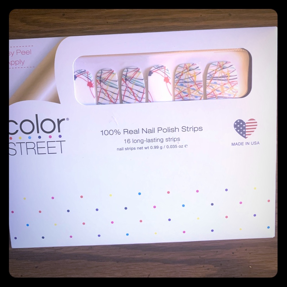 Color street paint splatter